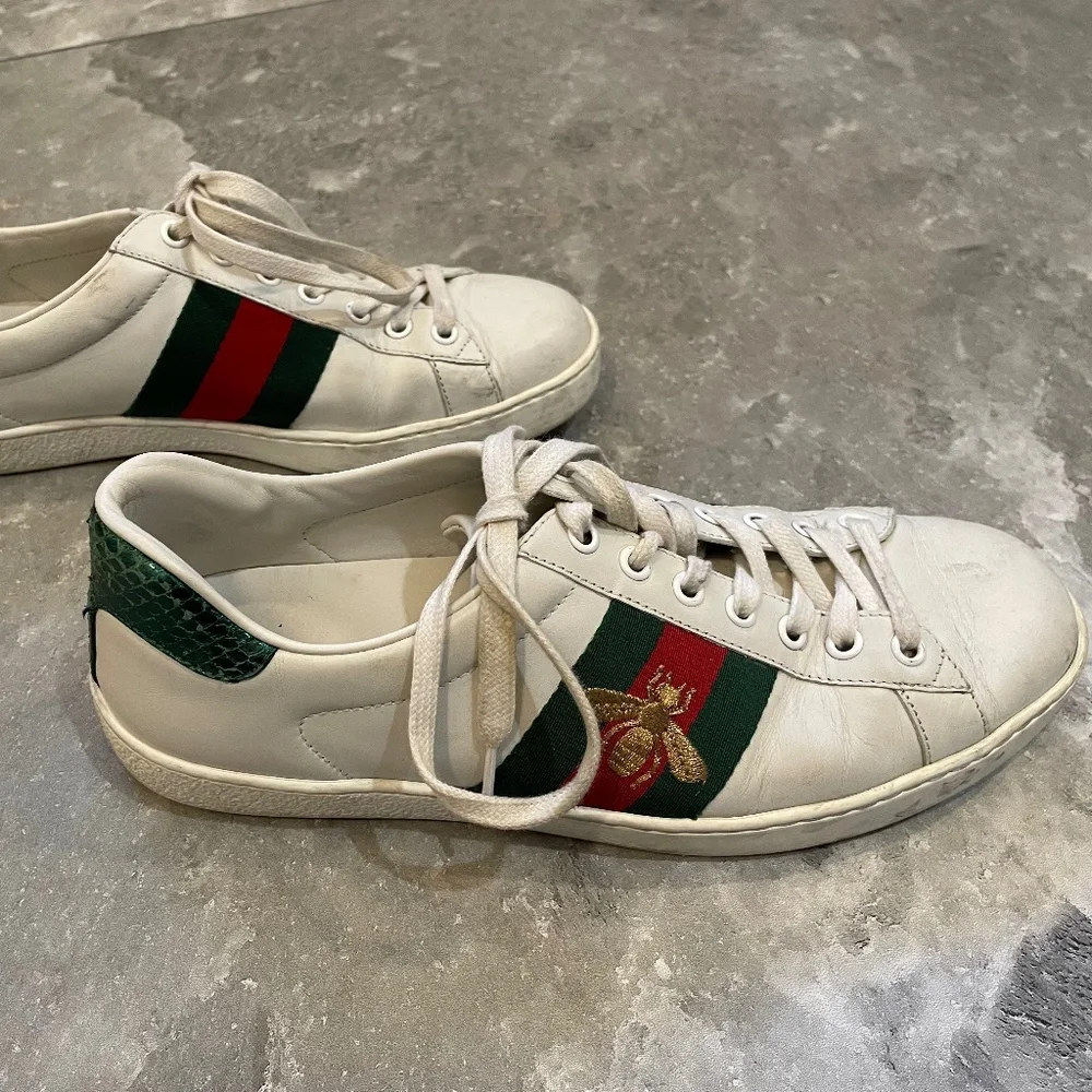 Gucci Ace Bee leather mens 6